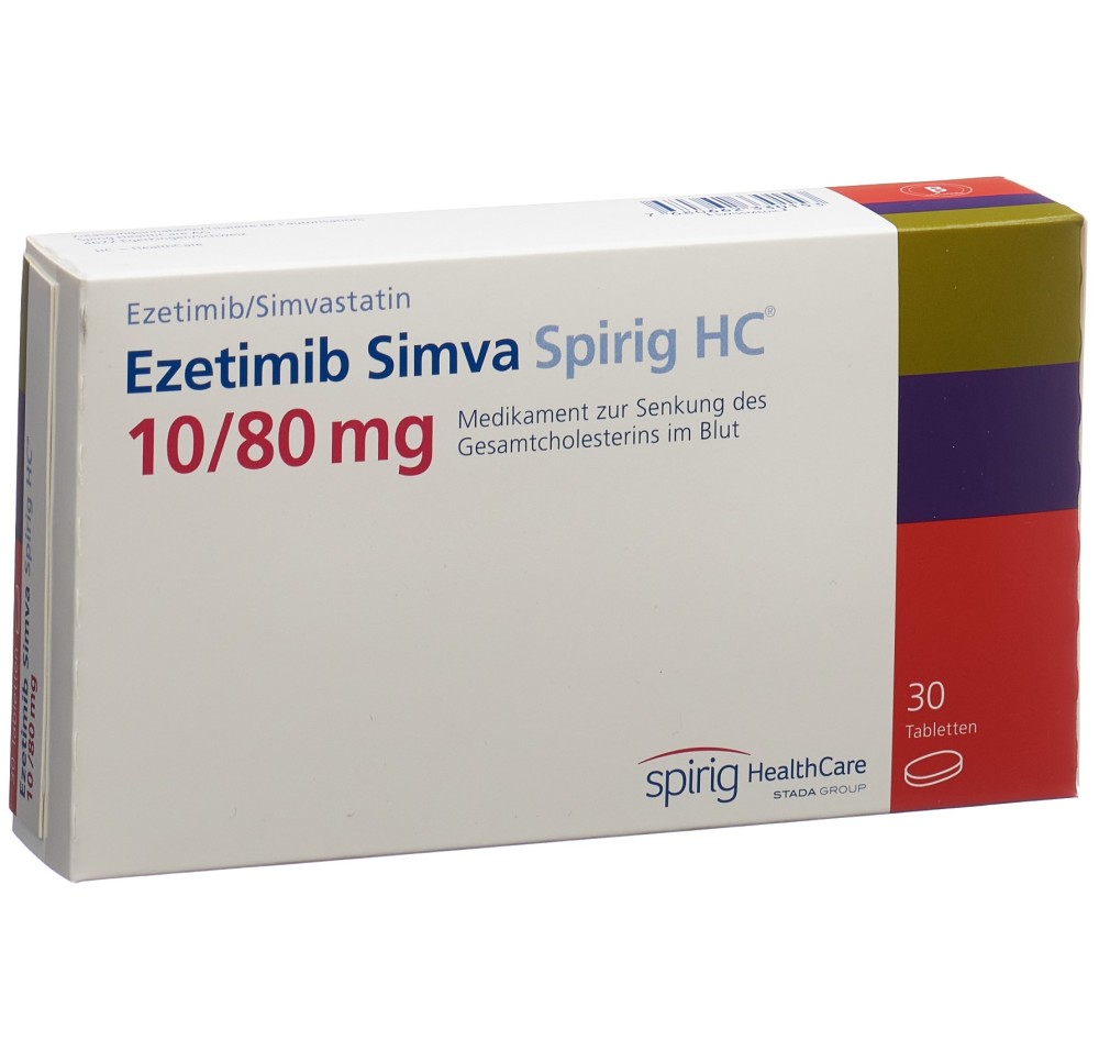 EZETIMIBE SIMVA Spirig HC cpr 10/80 mg 30 pce