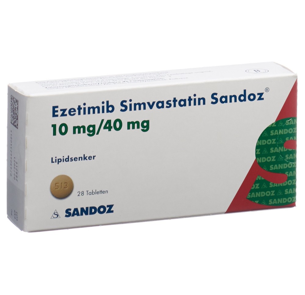 EZETIMIB SIMVASTATIN Sandoz cpr 10/40 mg 28 pce