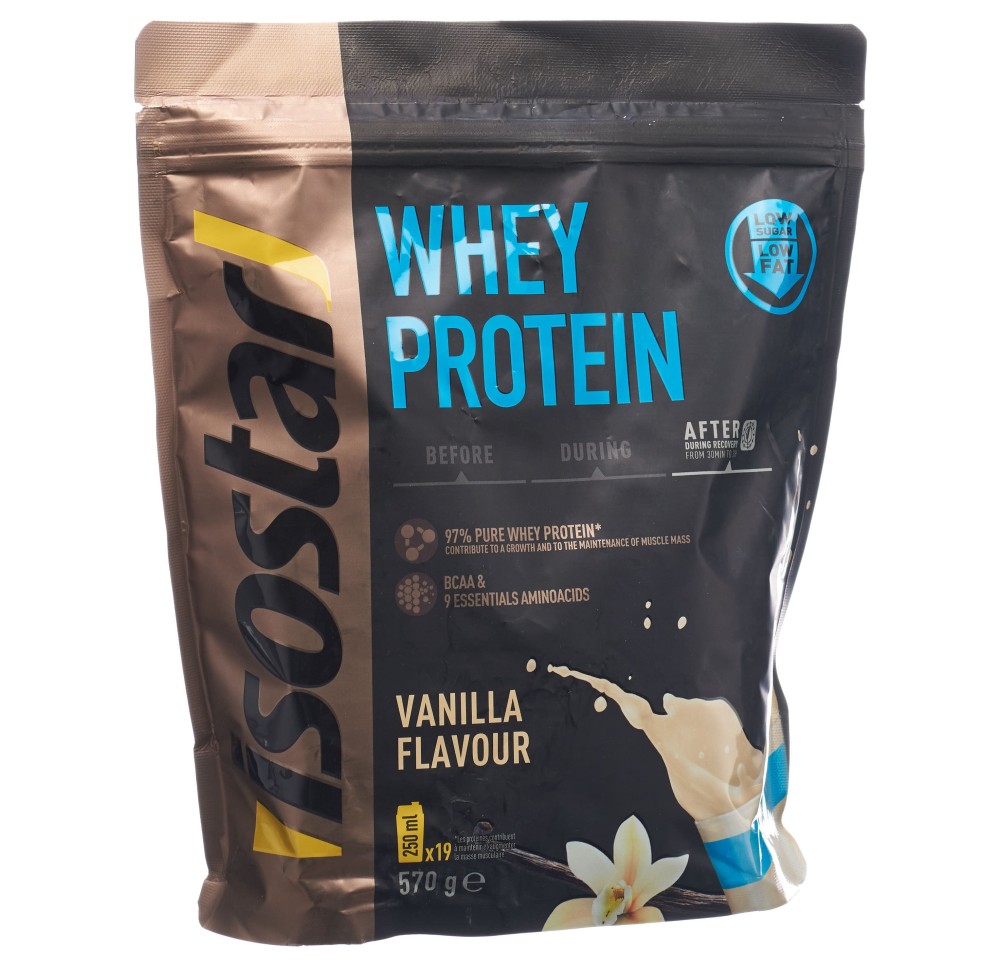 ISOSTAR Whey Protein pdr Vanille sach 570 g
