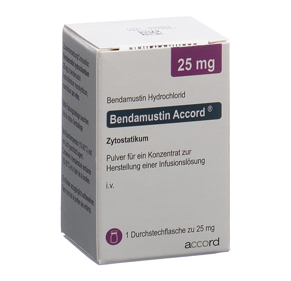 BENDAMUSTIN Accord subst sèche 25 mg flac