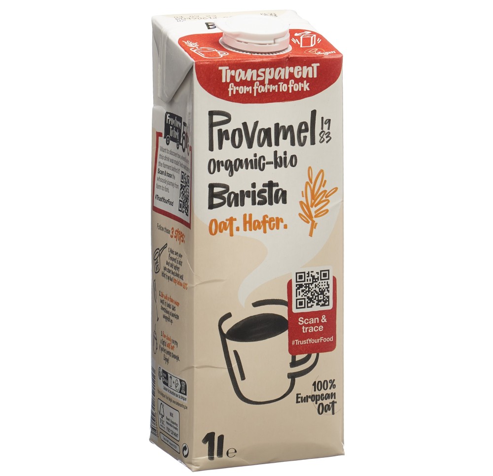PROVAMEL drink avoine Barista bio 1 lt