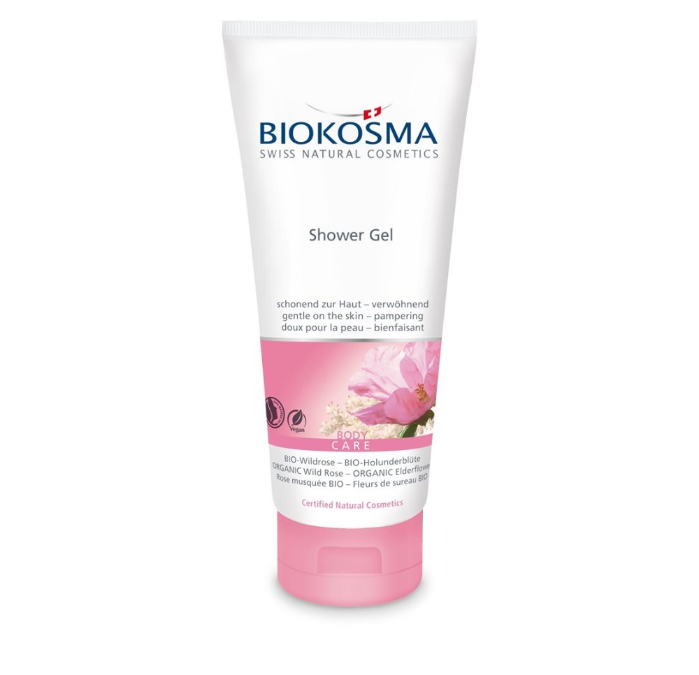 BIOKOSMA Shower Gel Rose mus Fl Sureau BIO 200 ml