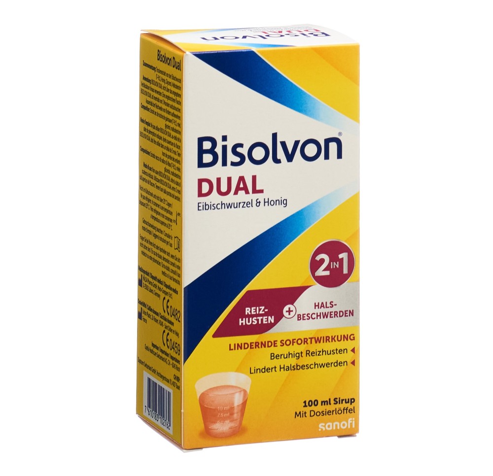 BISOLVON DUAL 2in1 sirop contre la toux fl 100 ml