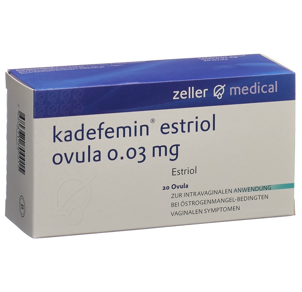 KADEFEMINE Estriol ovule 0.03 mg 20 pce