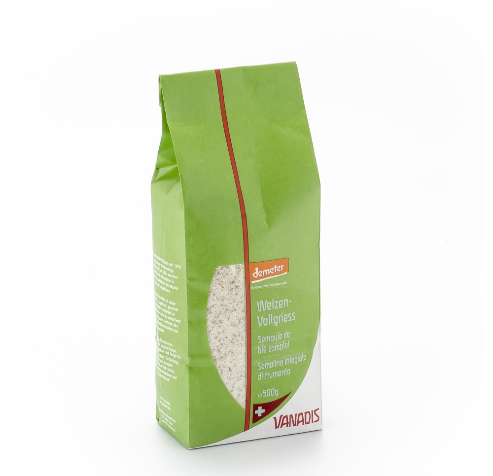 VANADIS blé semoule complète demeter sach 500 g