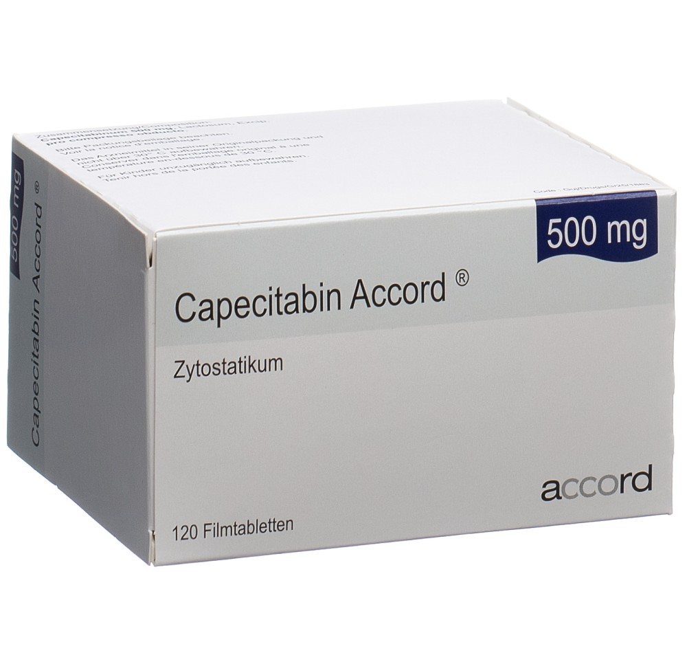 CAPECITABIN Accord cpr pell 500 mg 120 pce