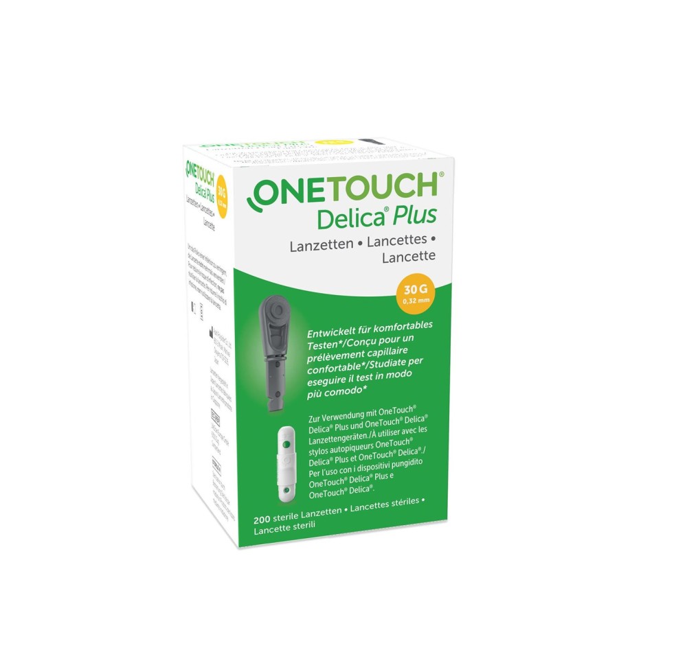 ONE TOUCH DELICA Plus lancettes 200 pce