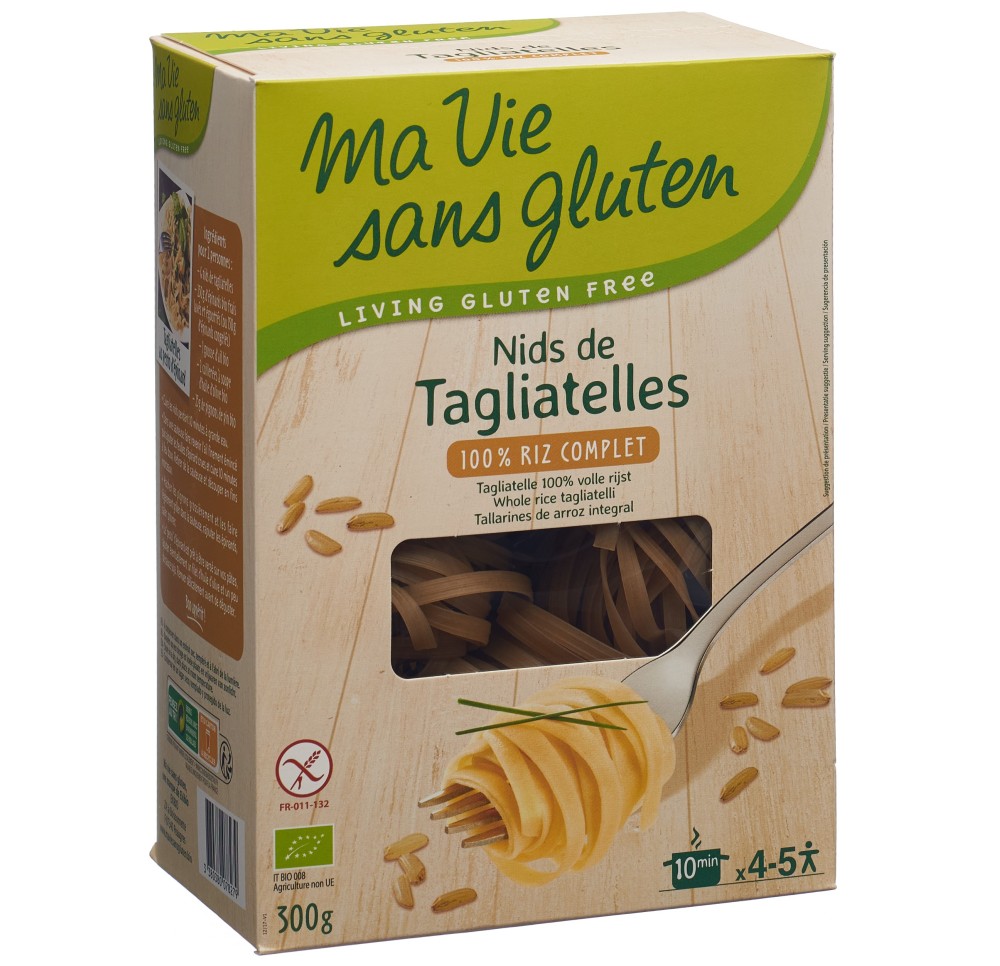 MA VIE S GLUT Nids tagliatelle 100% riz comp 300 g
