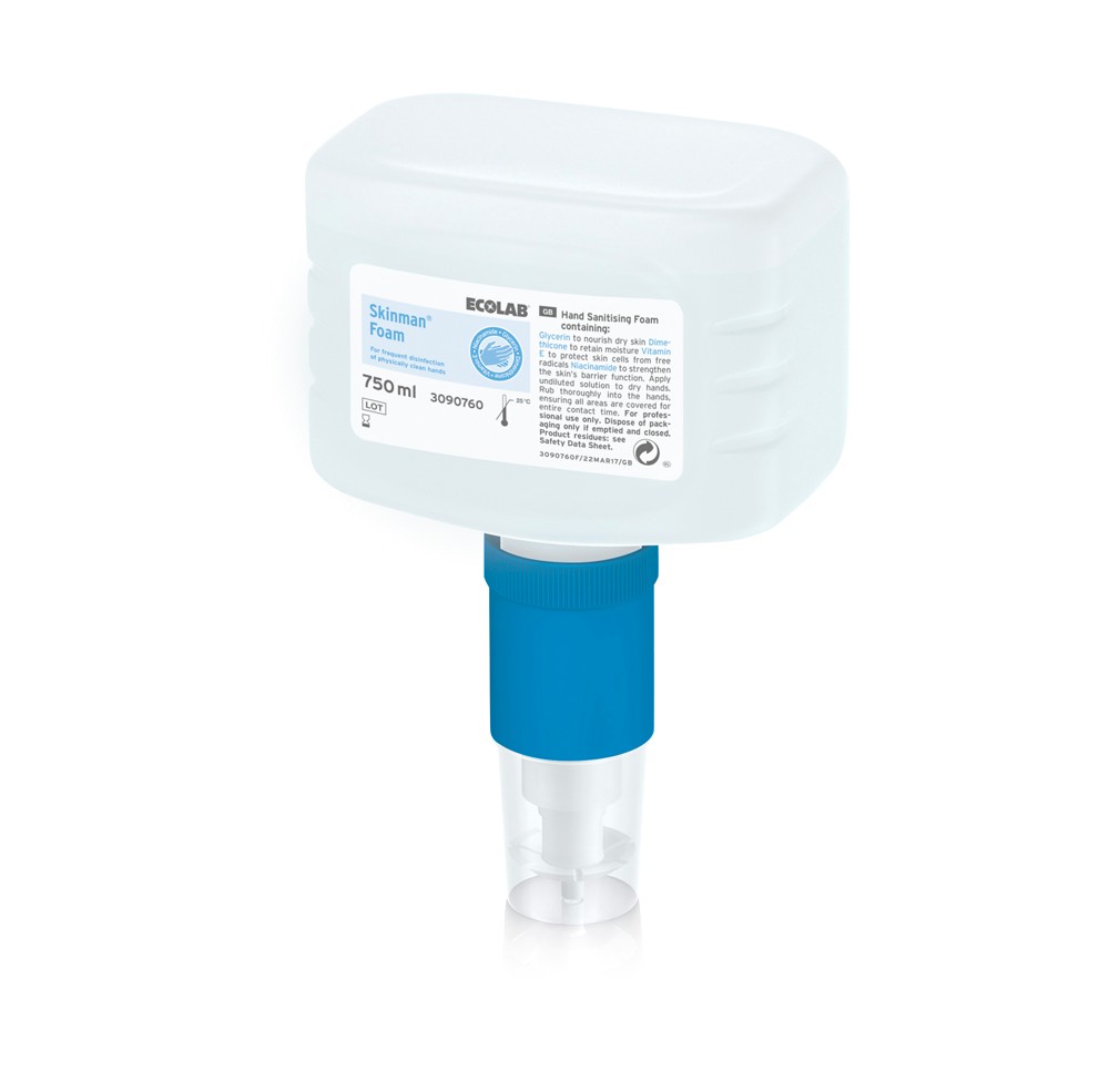 SKINMAN FOAM mousse désinfect mains 6 x 750 ml