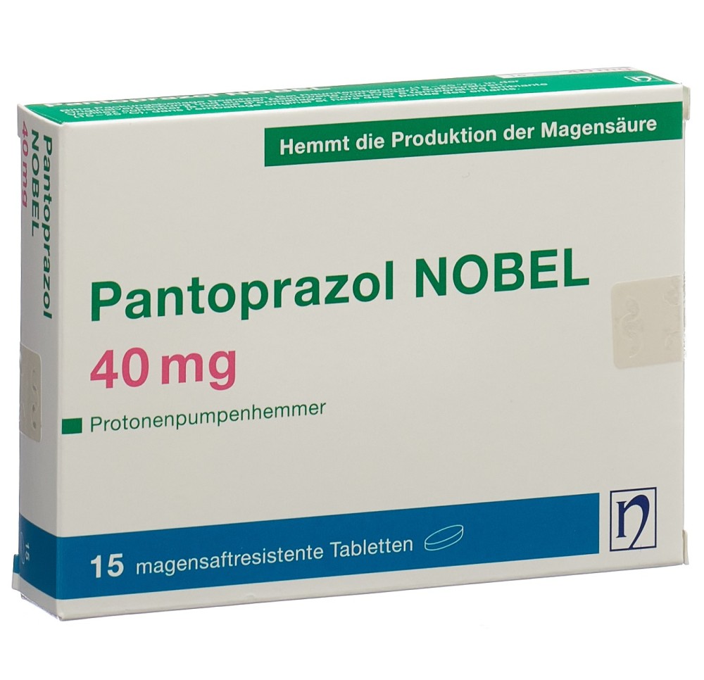 PANTOPRAZOL NOBEL cpr pell 40 mg 15 pce