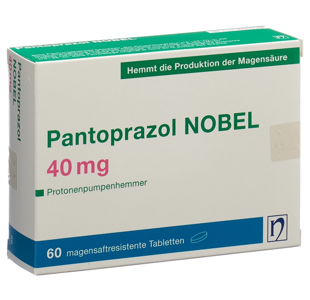 PANTOPRAZOL NOBEL cpr pell 40 mg 60 pce