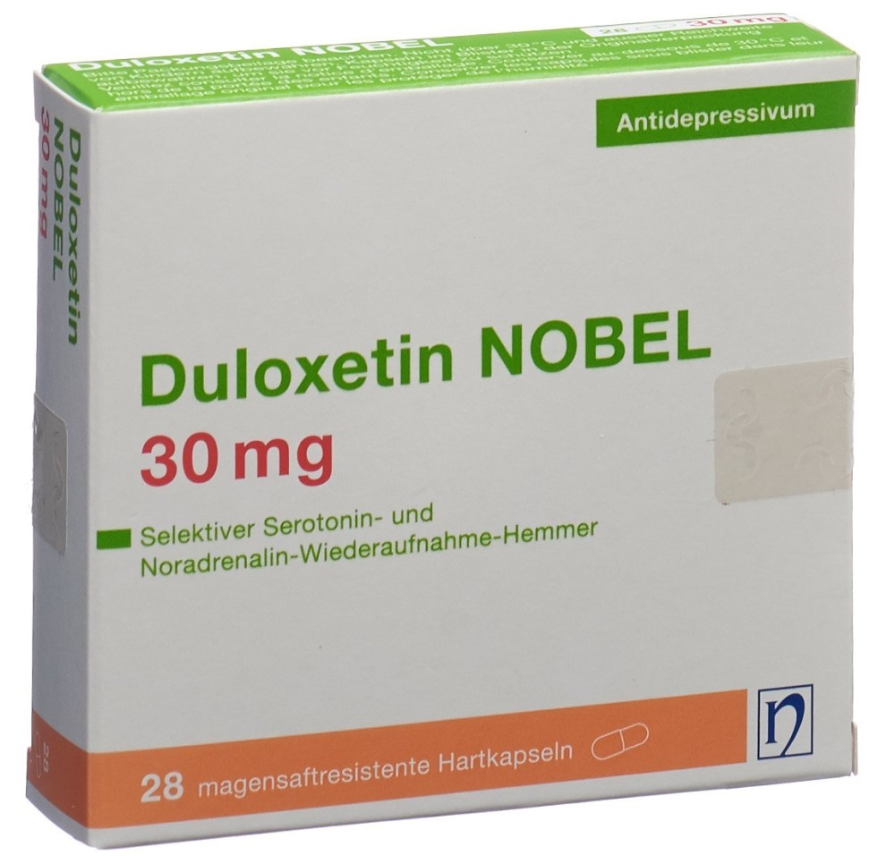 DULOXETIN NOBEL caps 30 mg 28 pce