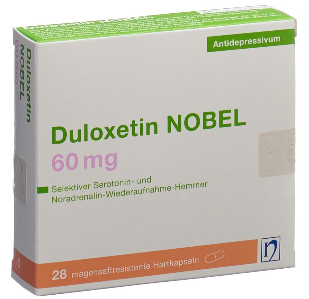 DULOXETIN NOBEL caps 60 mg 28 pce