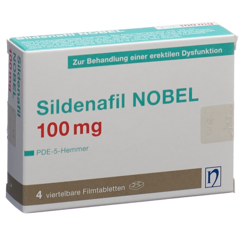 SILDENAFIL NOBEL cpr pell 100 mg 4 pce