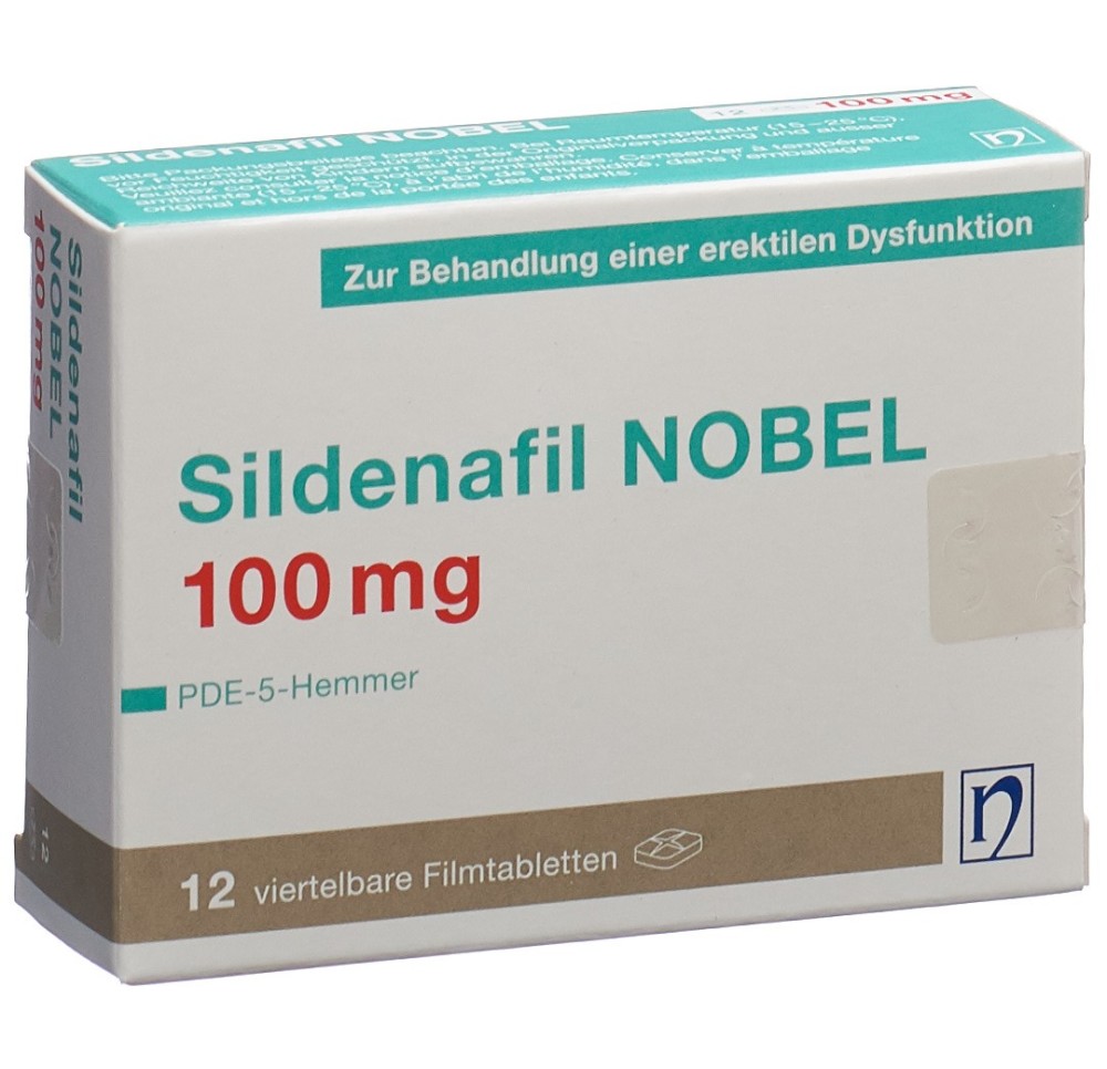 SILDENAFIL NOBEL cpr pell 100 mg 12 pce