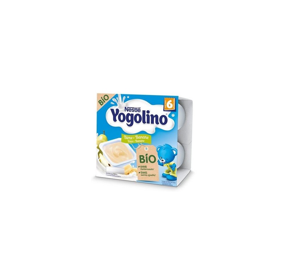 NESTLE Yogolino bio poire banane 4 x 90 g