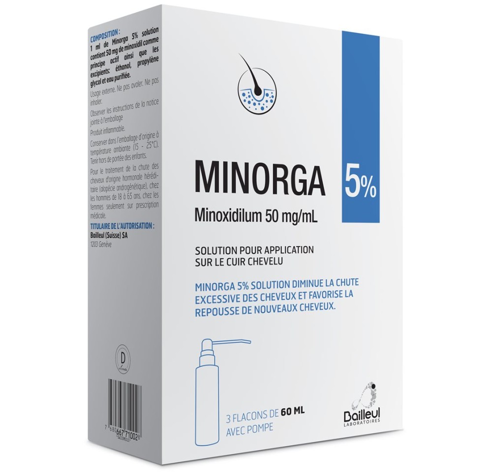 MINORGA sol 5 % 3 fl 60 ml