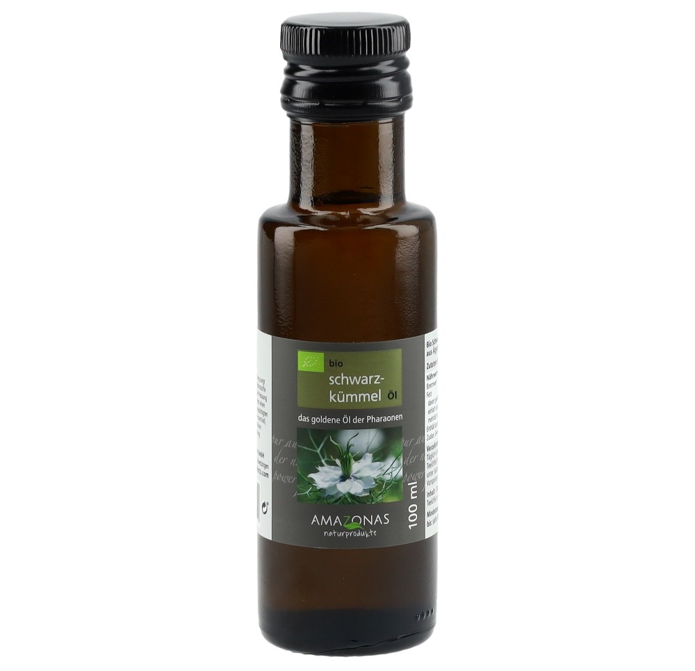 AMAZONAS huile cumin noir 100 % bio Egypte 100 ml