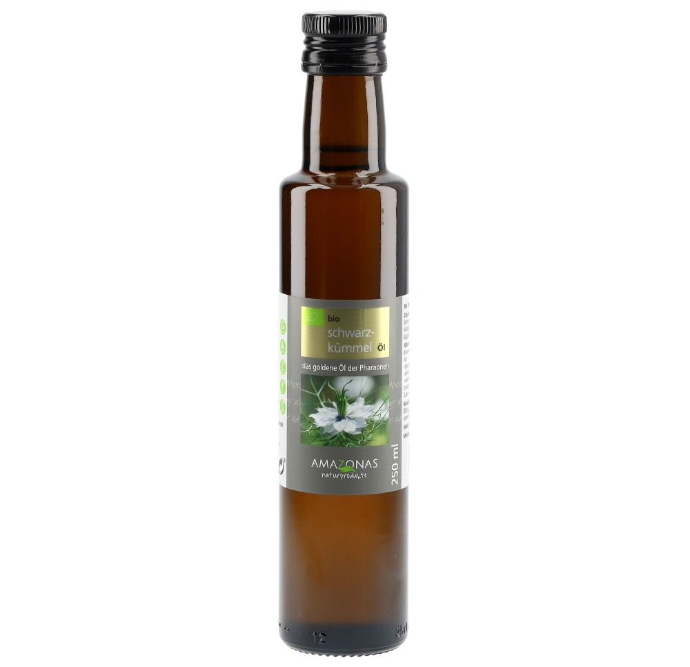 AMAZONAS huile cumin noir 100 % bio Egypte 250 ml