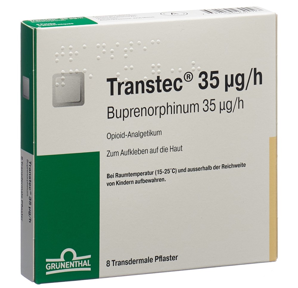 TRANSTEC patch mat 35 mcg/h sach 8 pce