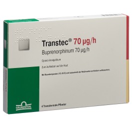 TRANSTEC patch mat 70 mcg/h sach 4 pce