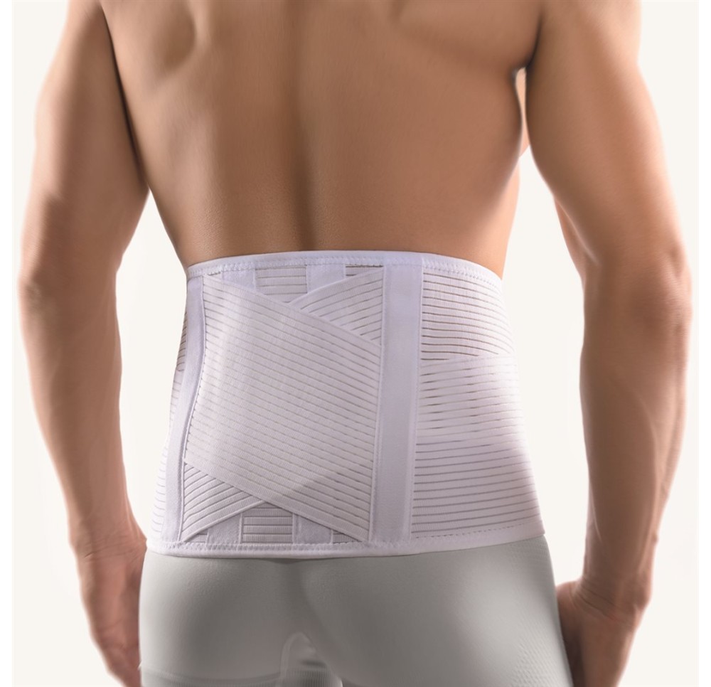 BORT VarioBasic bandage dos S avec pelote blanc