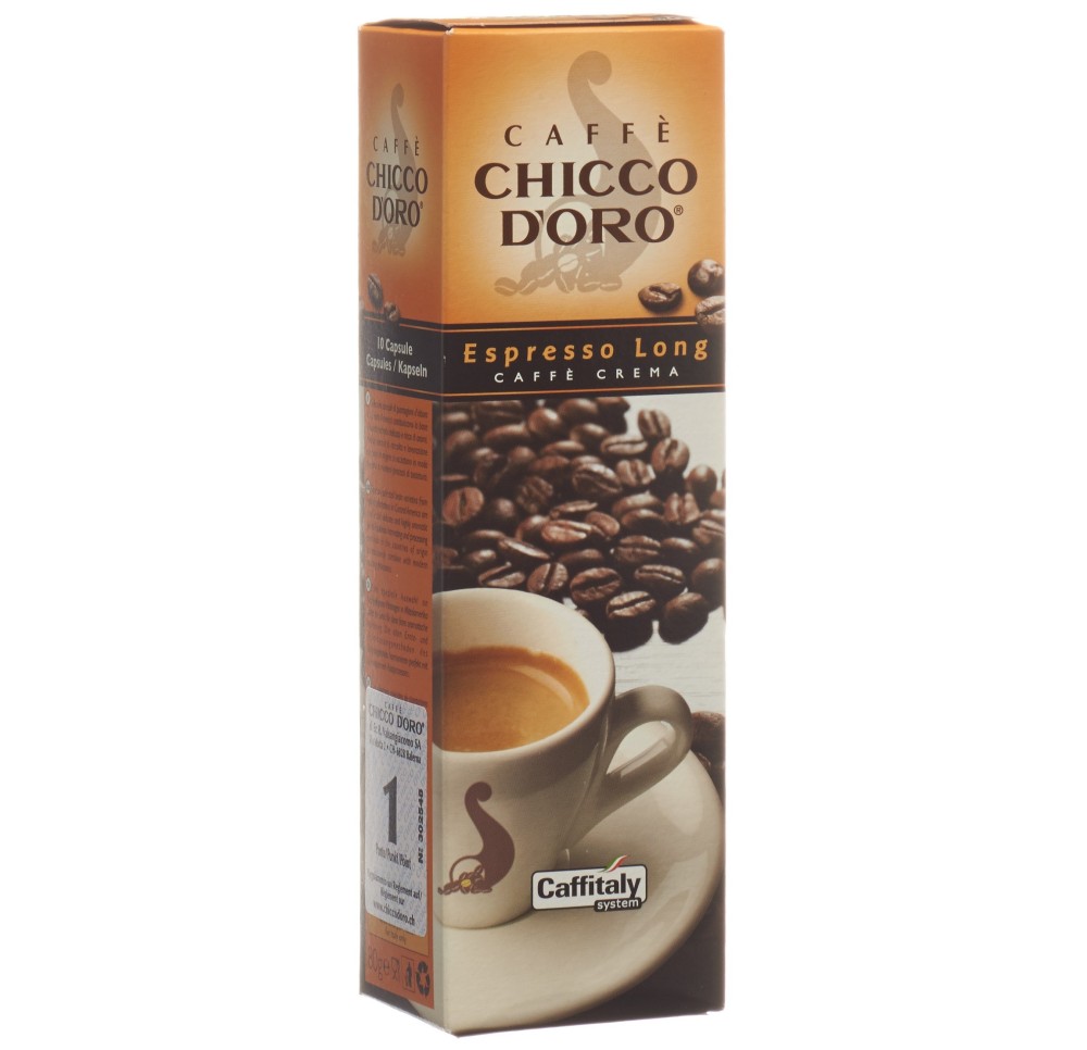CHICCO D ORO caps à café Espr Long Café Cr 10 pce