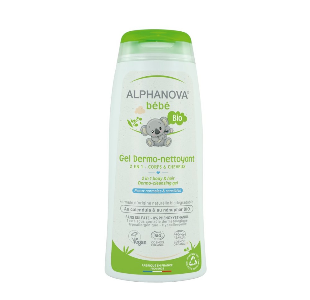ALPHANOVA BB dermo nettoyant bio 200 ml