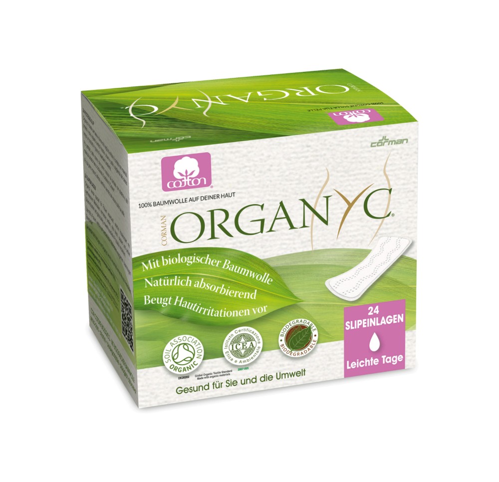 ORGANYC protège slip plié light flow 24 pce