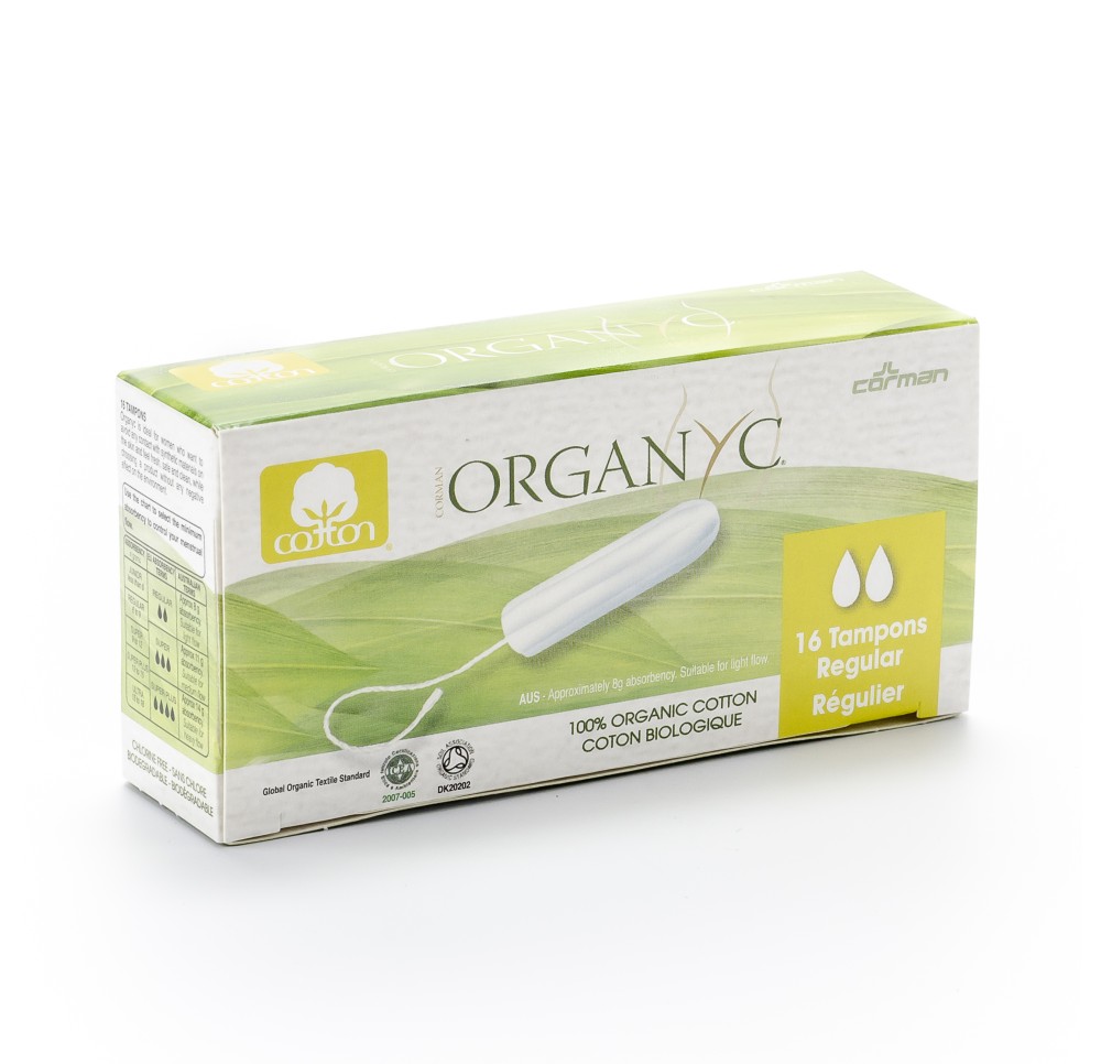 ORGANYC tampons regular 16 pce