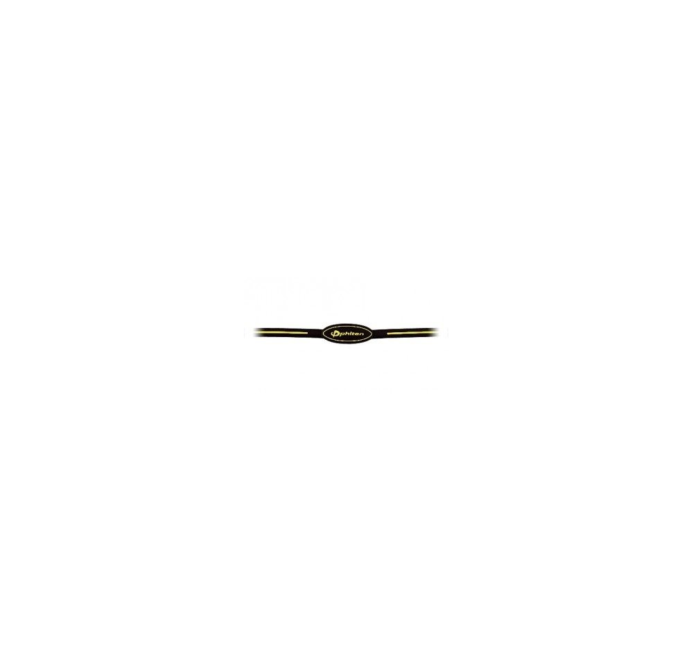 PHITEN sport collier 55cm noir jaune