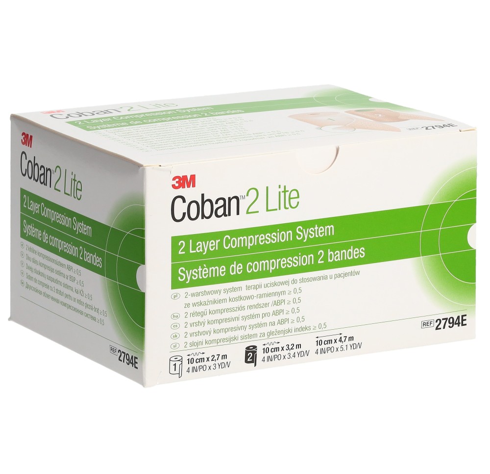 3M COBAN 2 Lite syst compression 2 couches set