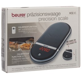 BEURER balance de cuisine 0.1g digital KS 36