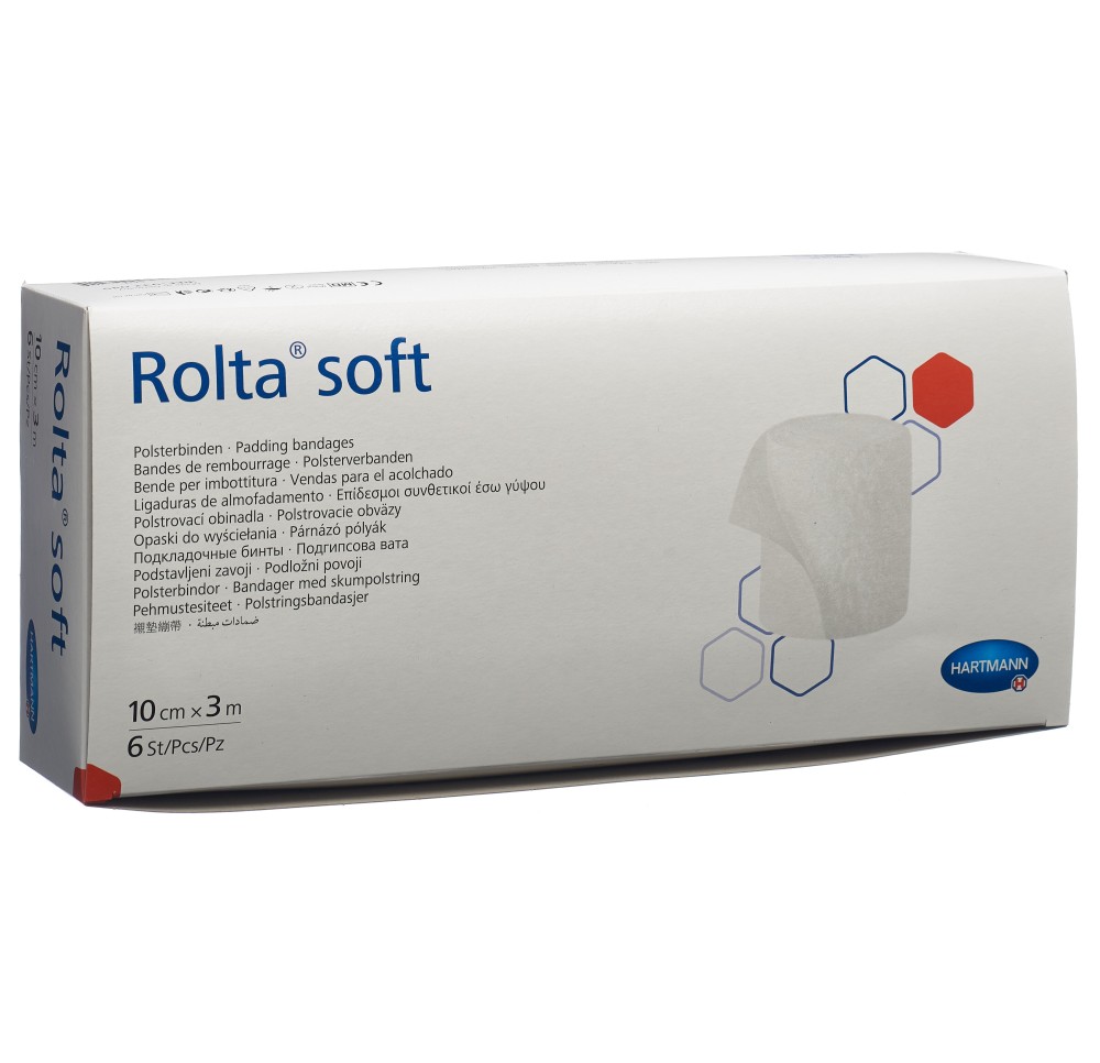 ROLTA SOFT bande ouatée 10cmx3m synthétique 6 pce