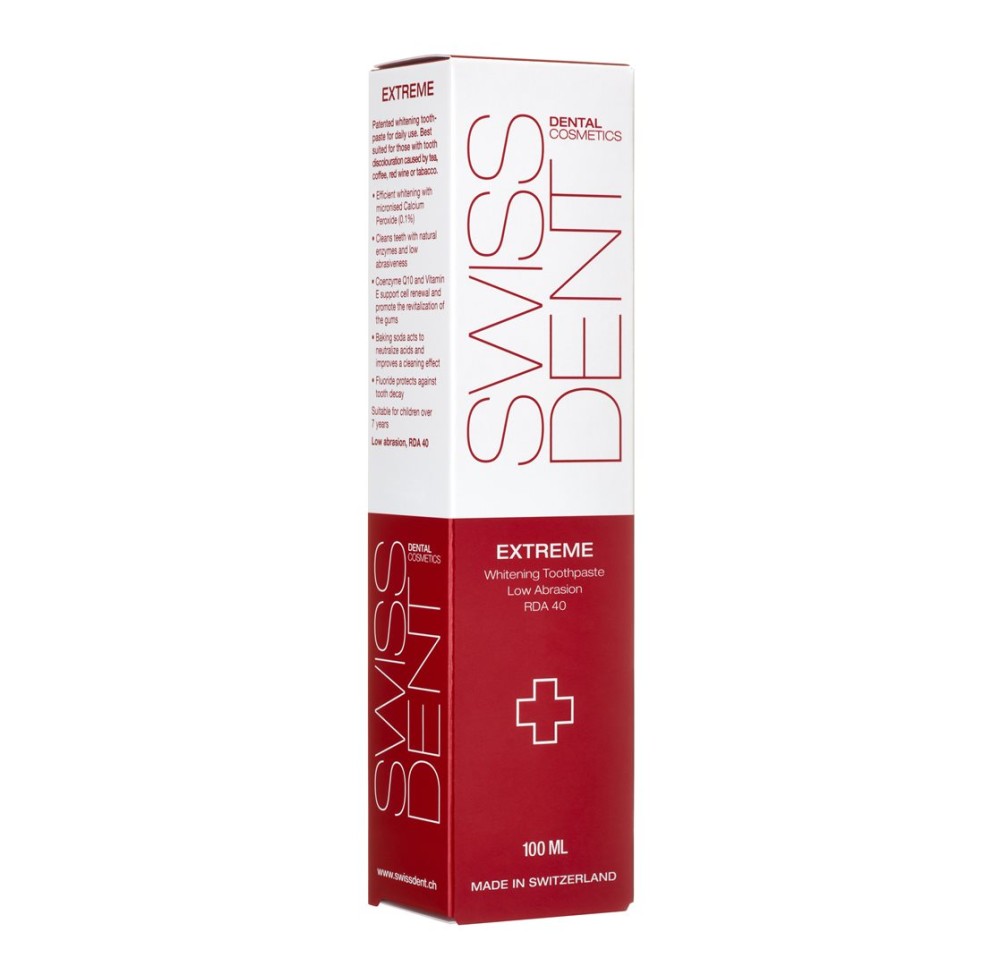 SWISSDENT Extreme pâte dentifrice 100 ml