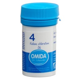 OMIDA SCHÜSSLER no4 kal chlor cpr 6 D bte 20 g