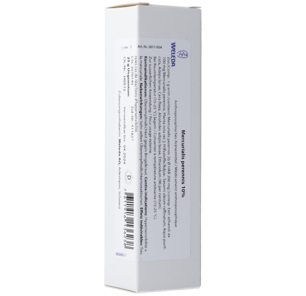 WELEDA mercurialis perennis crème 10 % 25 g