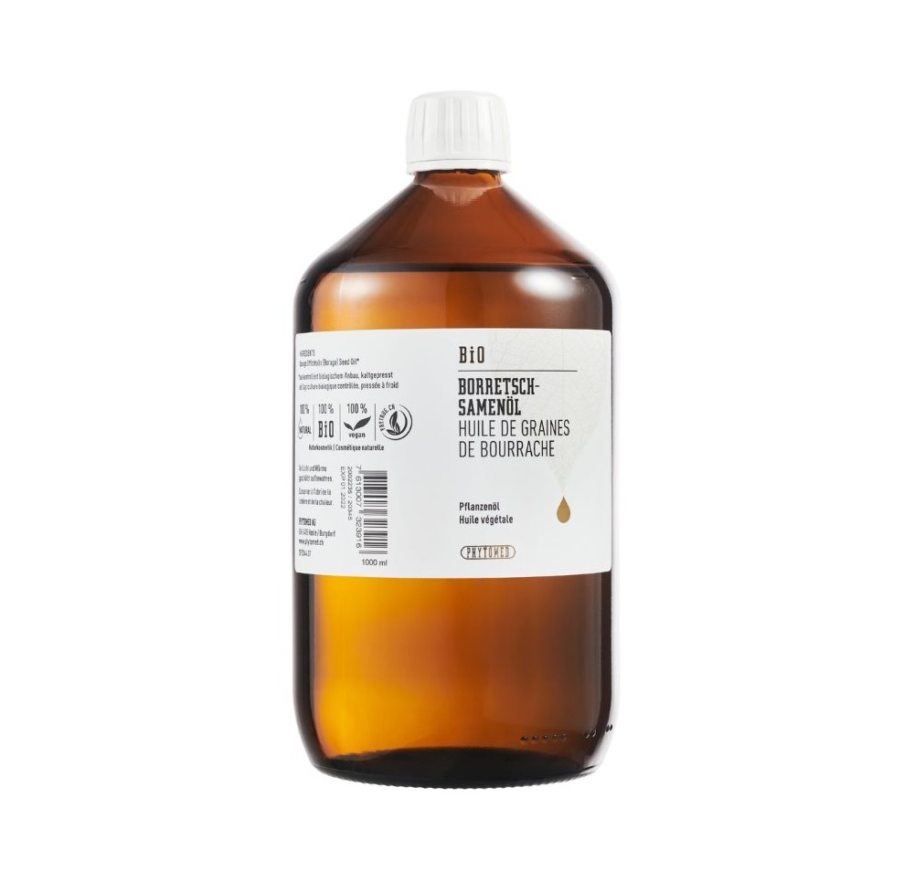 PHYTOMED Huile de semences bourrache bio 1000 ml