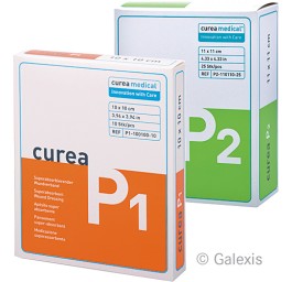 CUREA P1 superabsorbant 7.5x7.5cm 10 pce