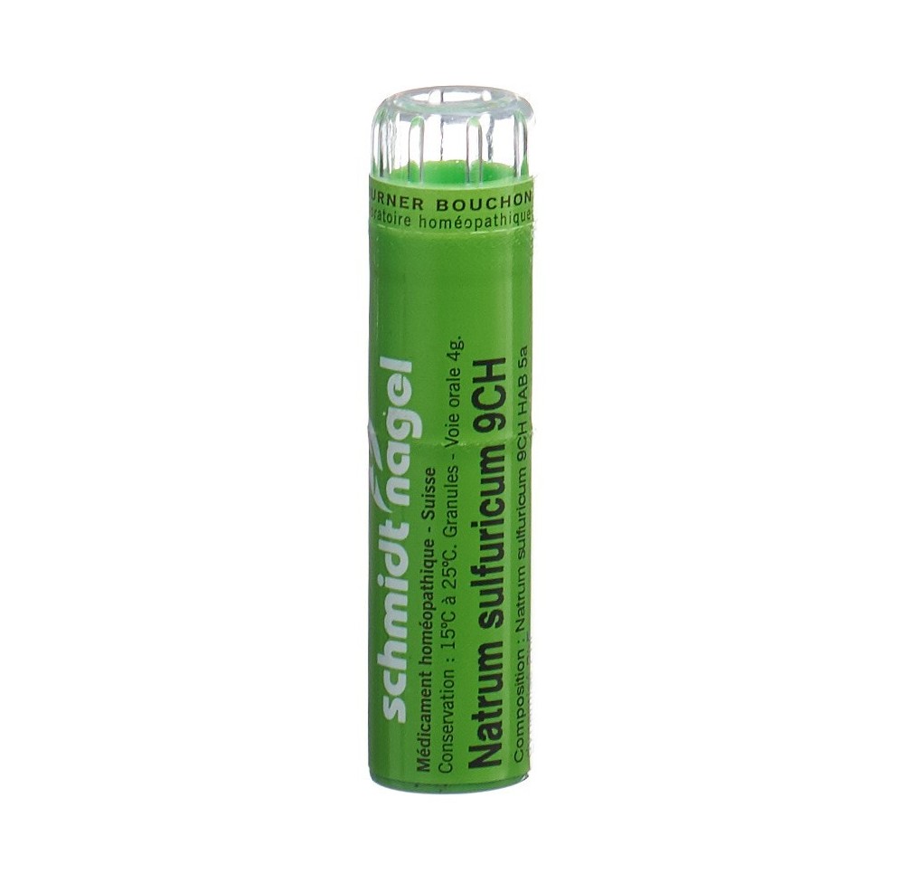 SN natrum sulfuricum gran 9 CH 4 g