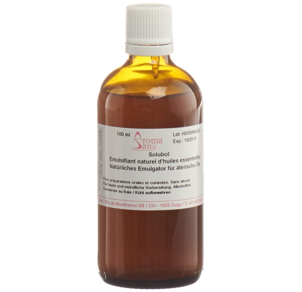 SOLUBOL emulsifiant naturel p huiles ess 100 ml