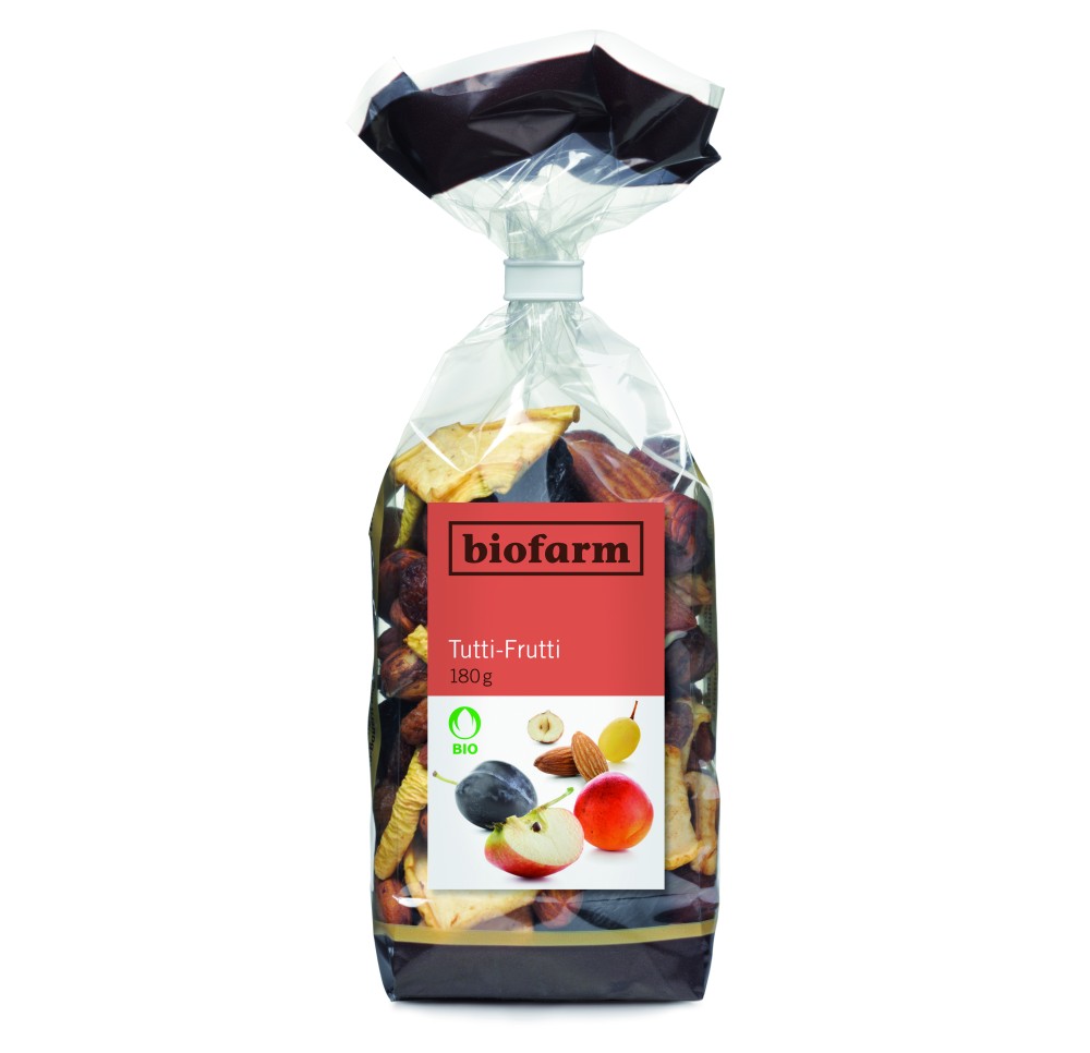 BIOFARM tutti frutti bourgeon sach 180 g