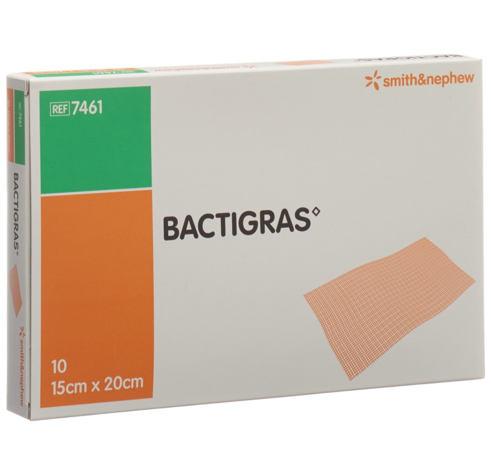 BACTIGRAS pansement gaze 15cmx20cm 10 sach