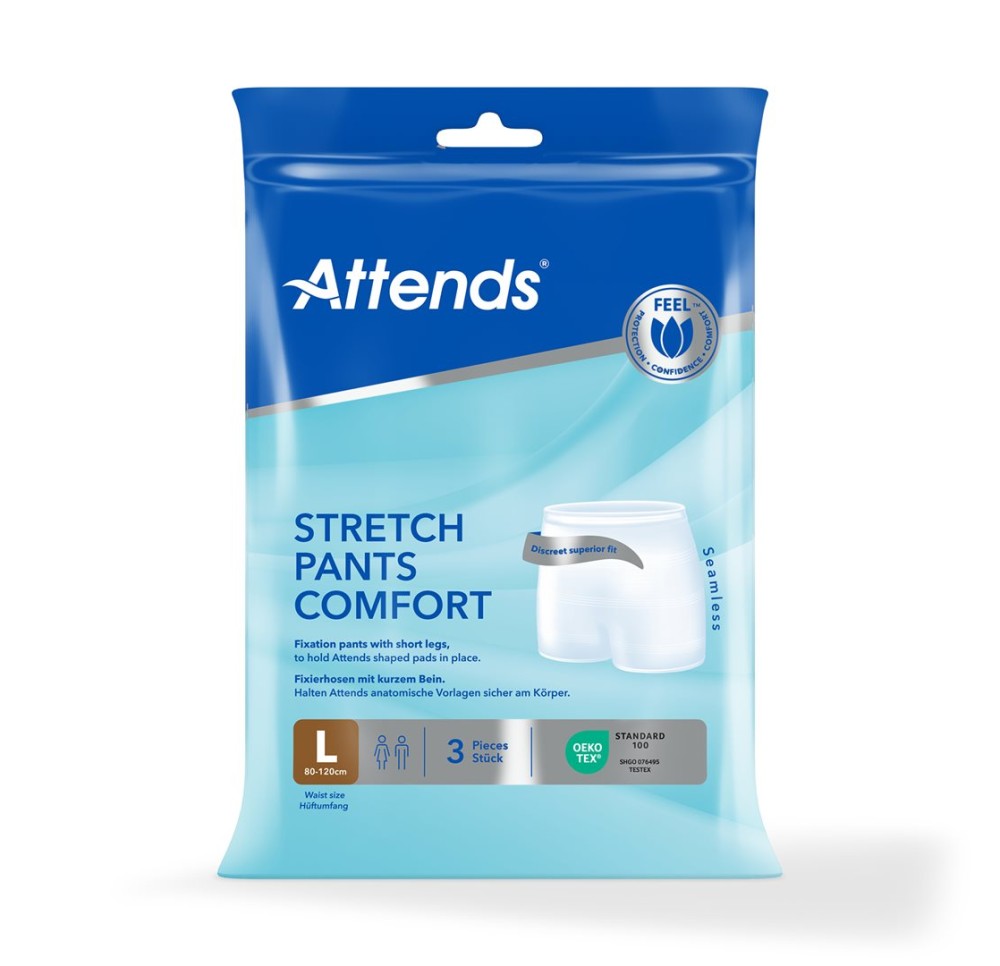 ATTENDS Stretch Pants Comfort L 3 pce