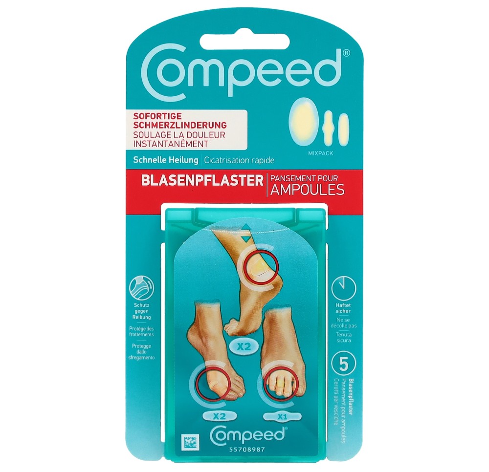 COMPEED pansement ampoules mix 5 pce