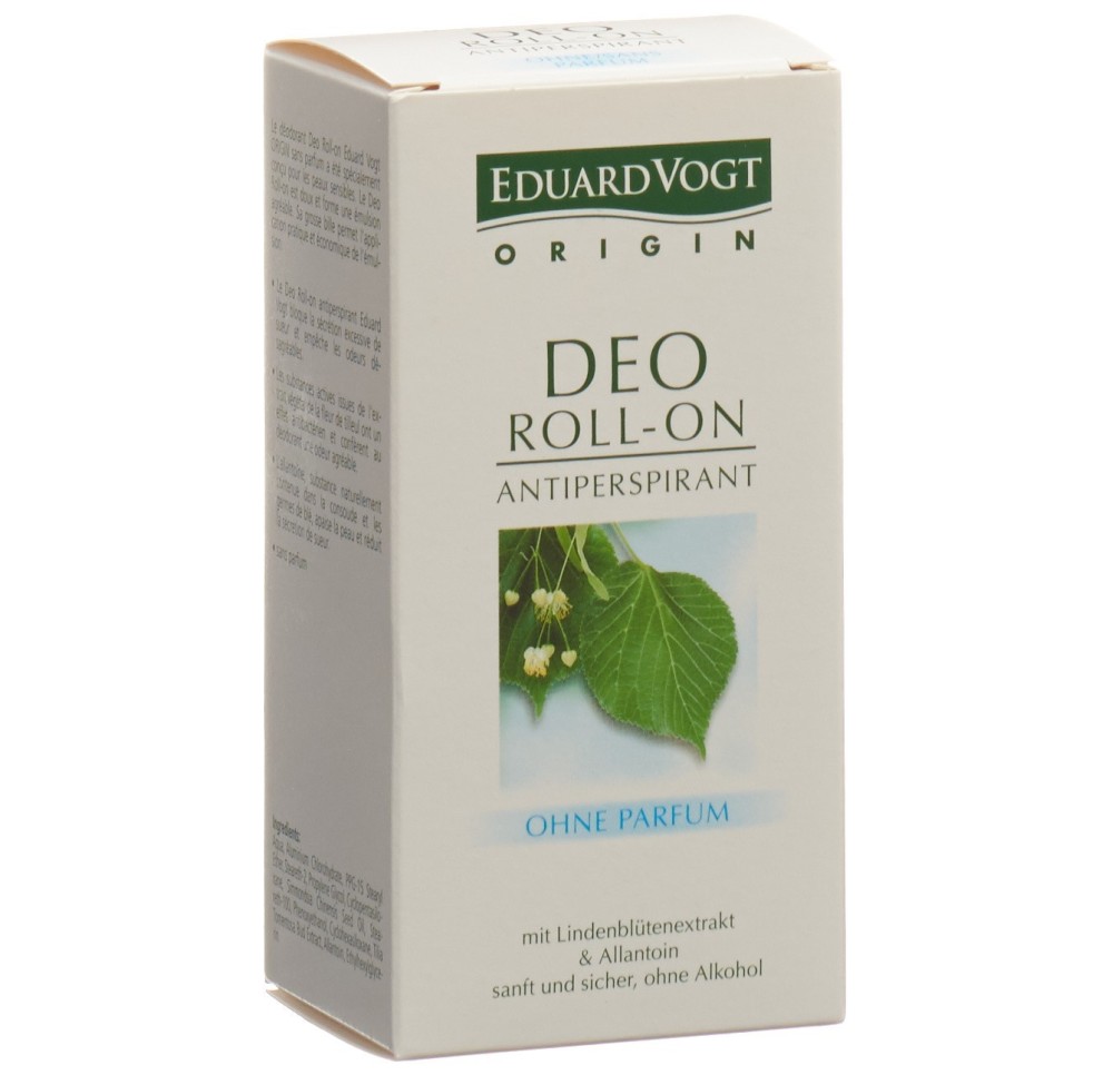 E.VOGT ORIGIN déo sans parfum roll-on 50 ml