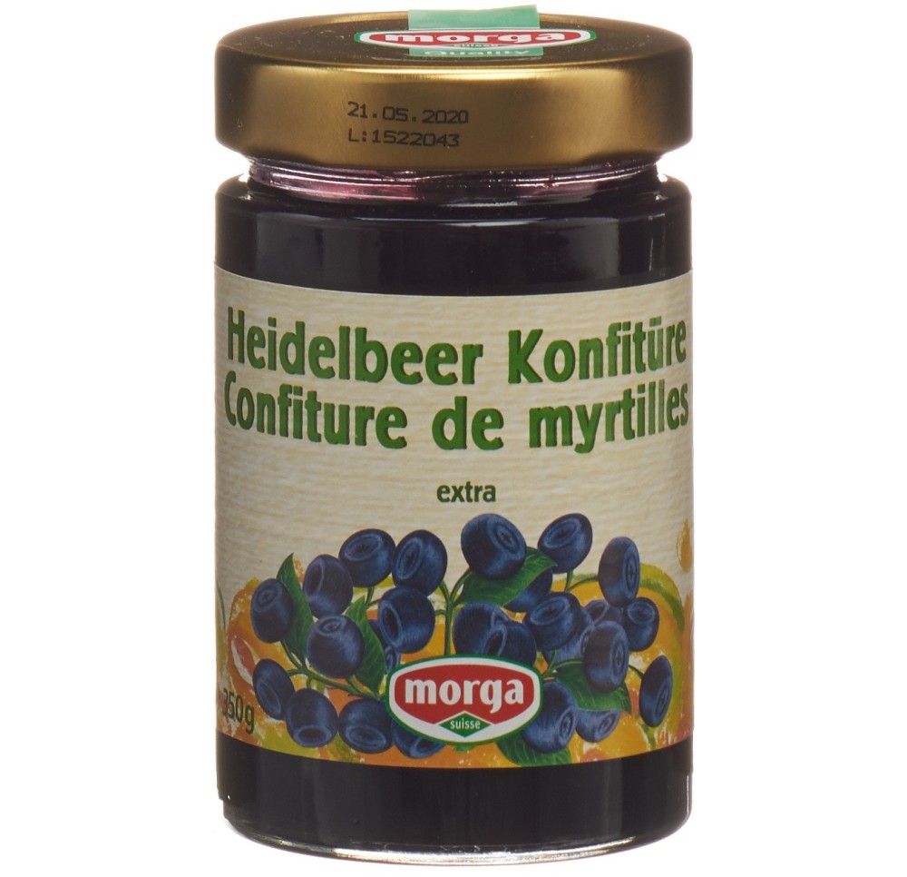 MORGA confiture myrtilles 350 g