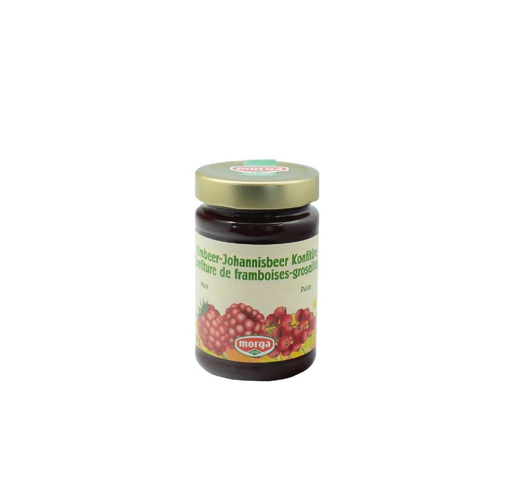 MORGA confiture pulpe framb groseilles 350 g