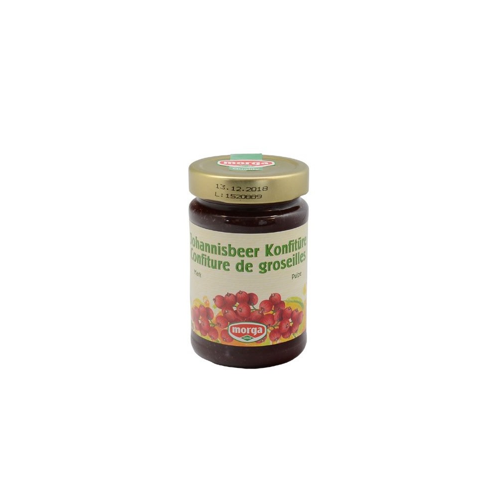 MORGA confiture pulpe groseilles 350 g