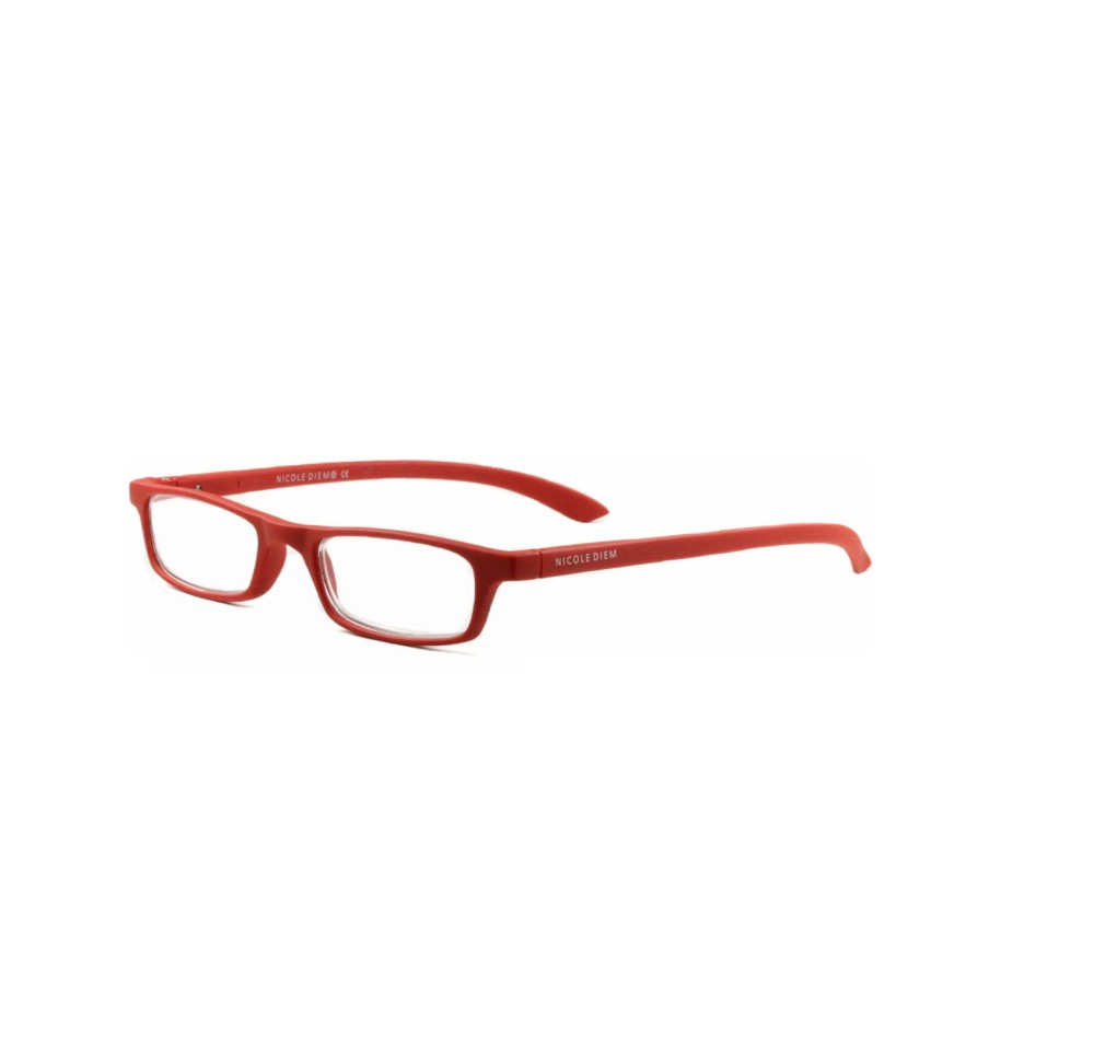 NICOLE DIEM lunettes lecture 2.50dpt Valence rouge